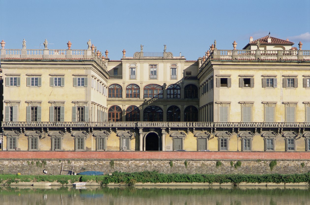 Palazzo Corsini, rakennettu 1650-1737 tekijältä Italian School