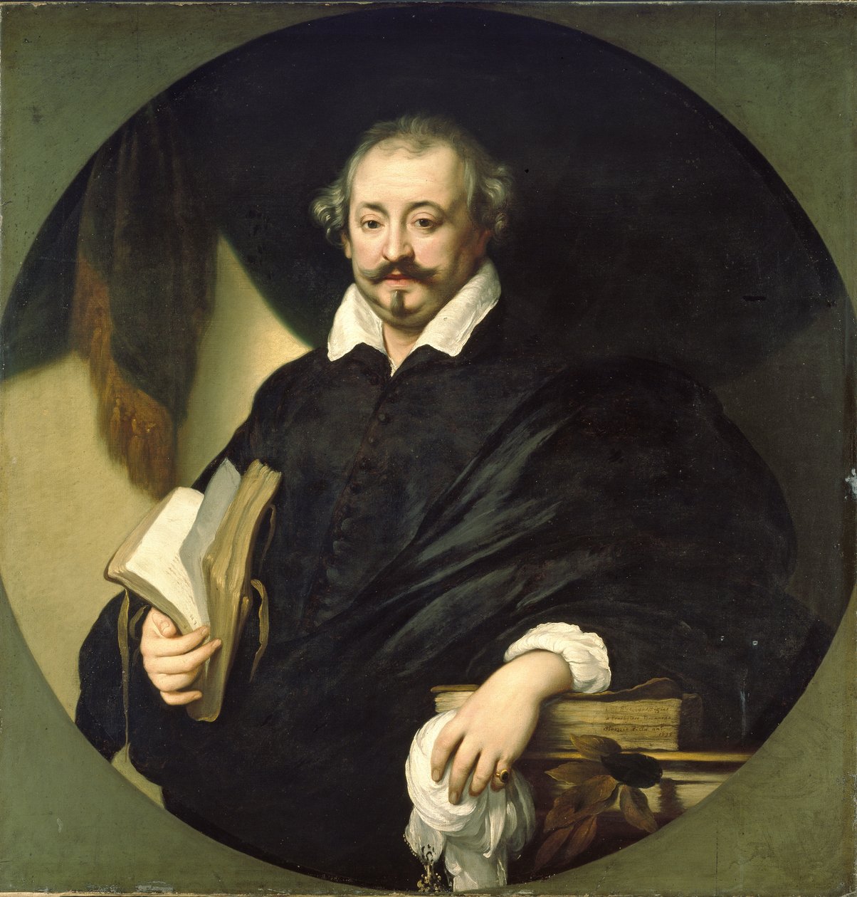 Guilio Strozzin muotokuva, 1625 tekijältä Italian School