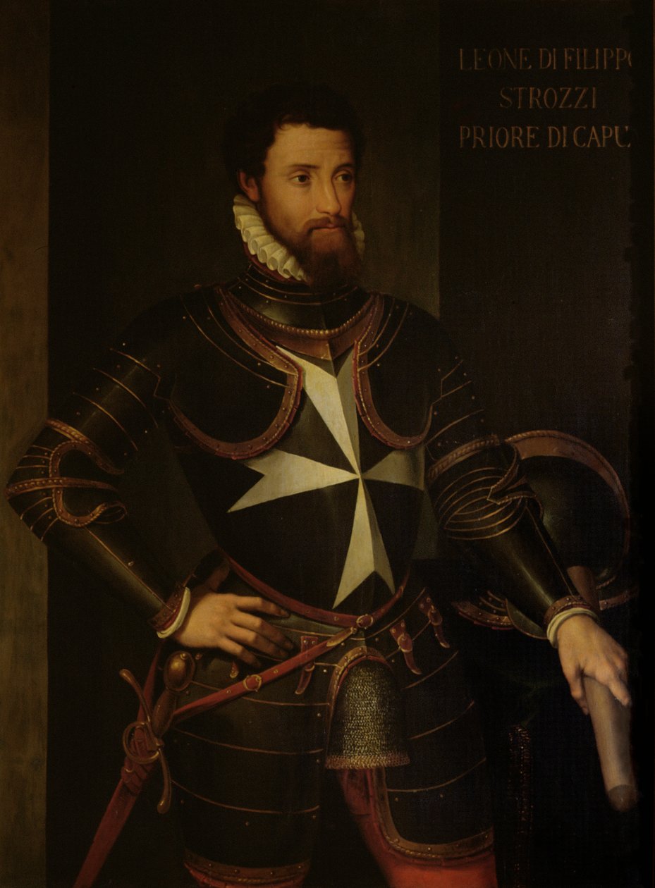 Piero Strozzin (1510-58) muotokuva tekijältä Italian School