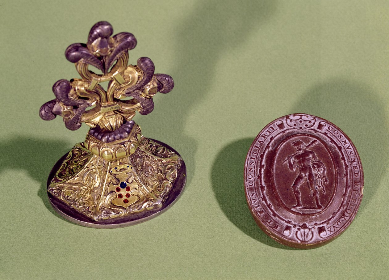 Cosimo de Medicin sinetti (1519-74) tekijältä Italian School