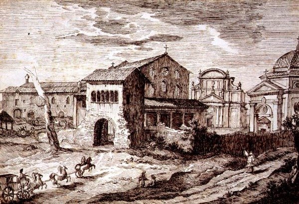 San Lorenzon basilika, Rooma tekijältä Italian School