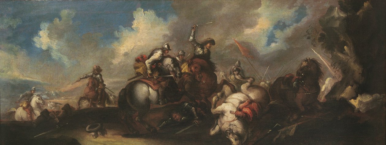 Cavaliersin taistelu tekijältä Italian School