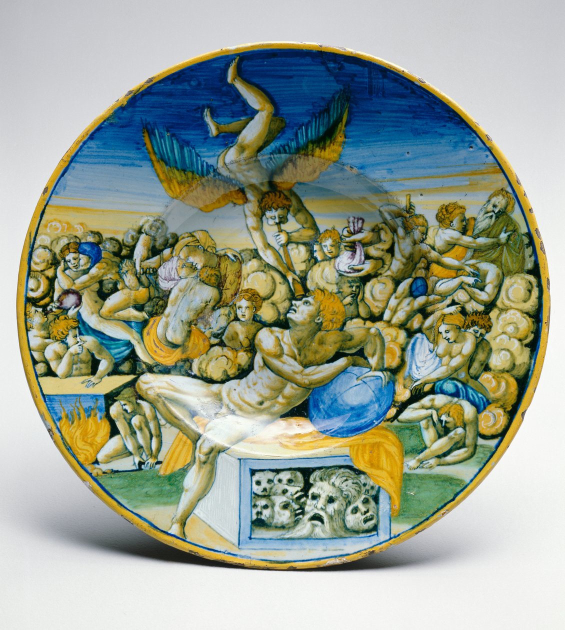Danielin unelma, 1545 (keraaminen) tekijältä Italian School