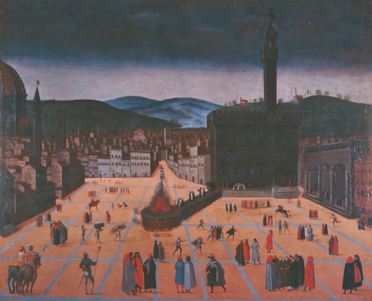 Girolamo Savonarolan teloitus tekijältä Italian School
