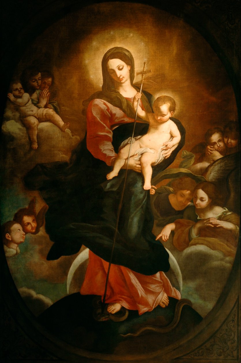 Immaculate Conception, n. 1680-1700 () tekijältä Italian School