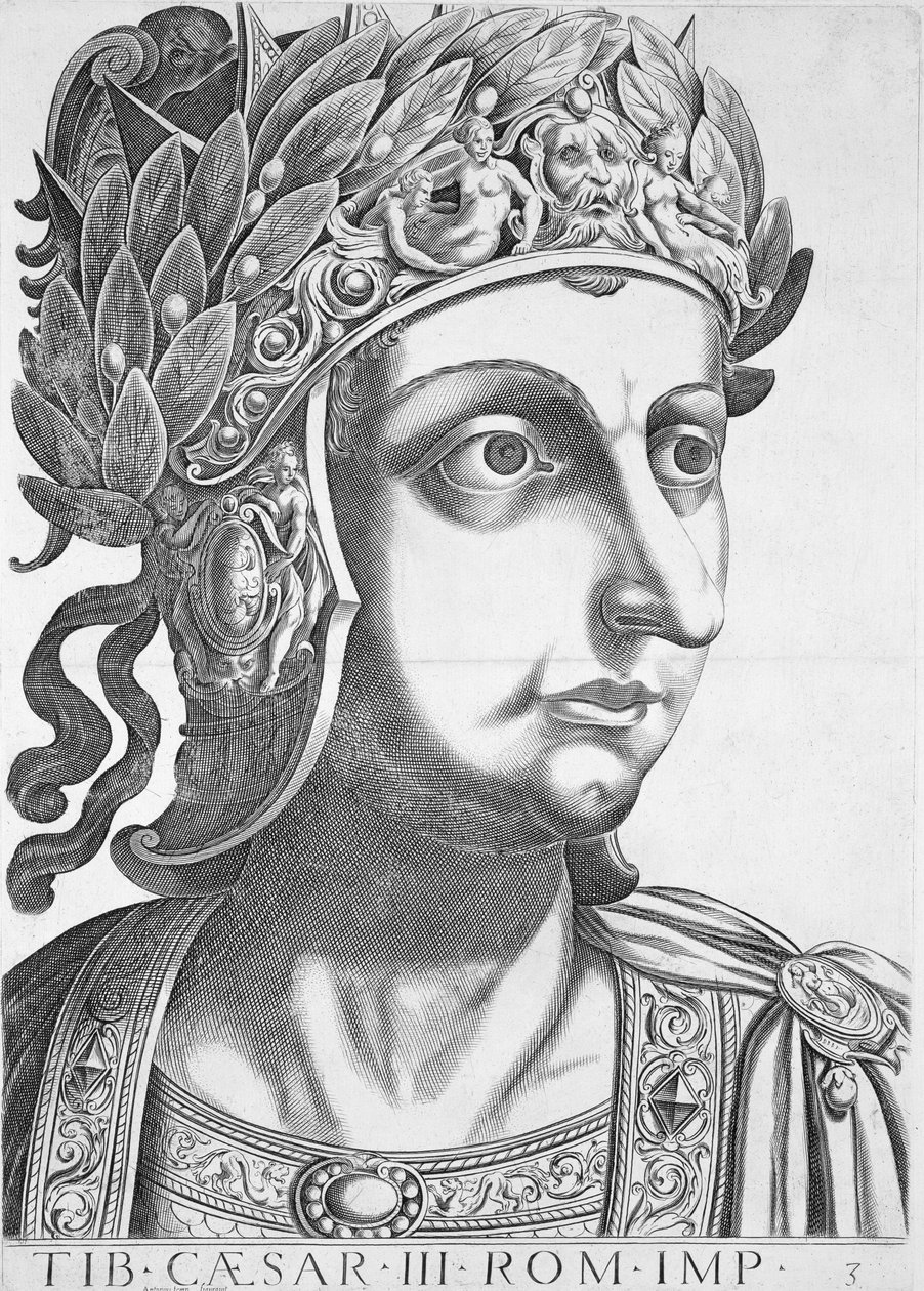 Tiberius Caesar (42 eKr.-37 jKr.), 1596 tekijältä Italian School