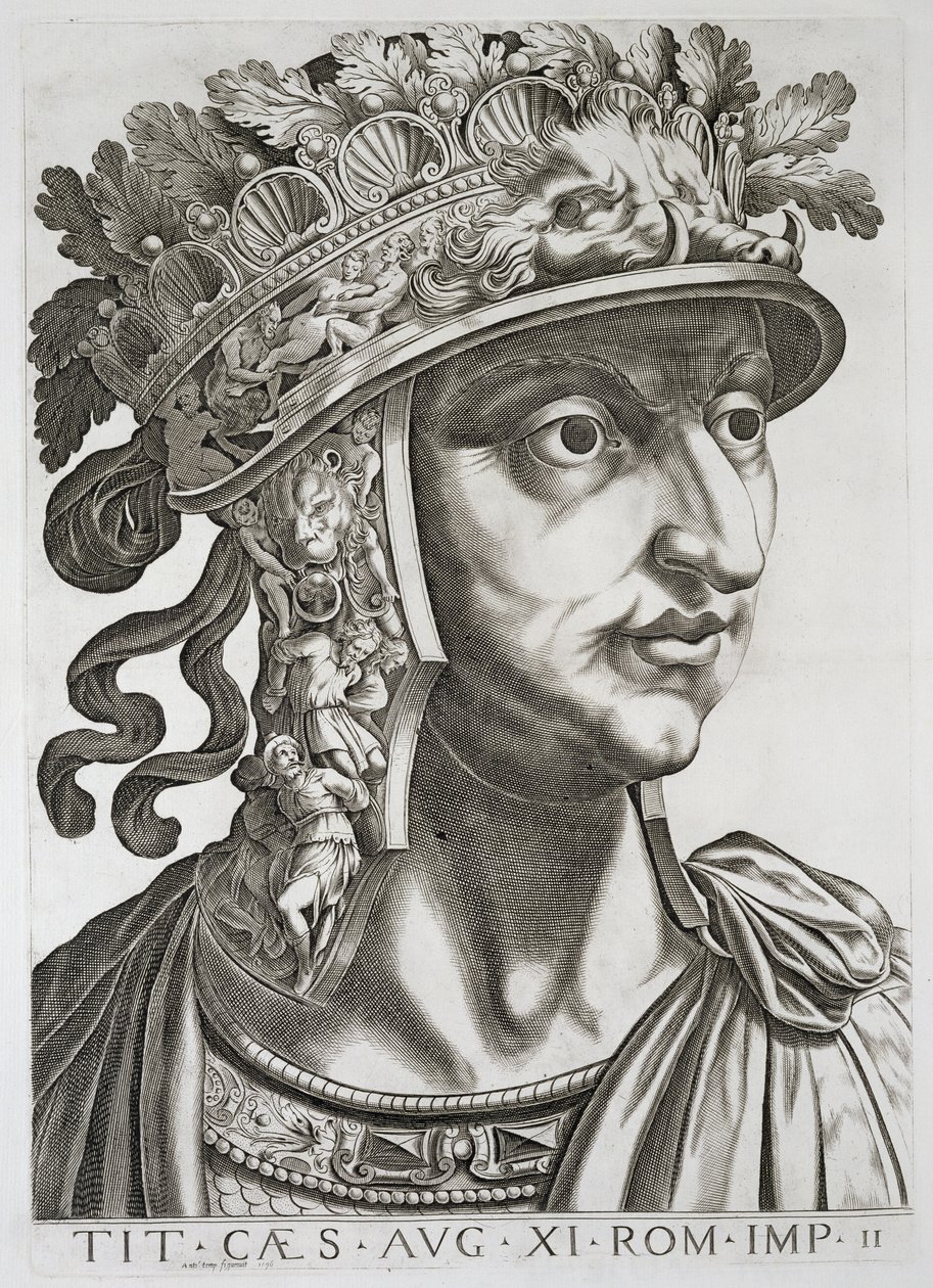 Titus Caesar (39-81 jKr.), 1596 tekijältä Italian School