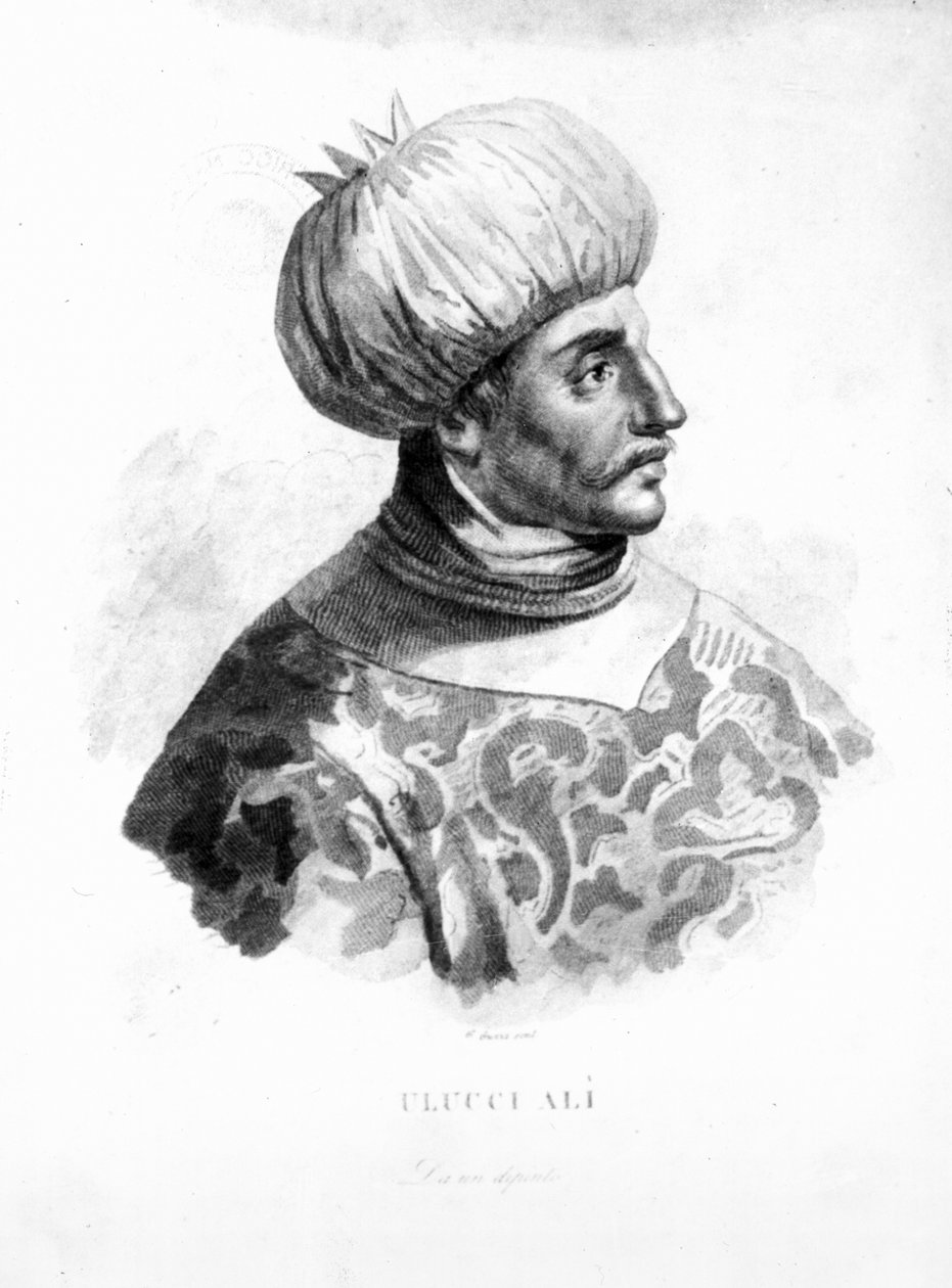 Ulucci Ali (k. 1587) turkkilainen merirosvo tekijältä Italian School