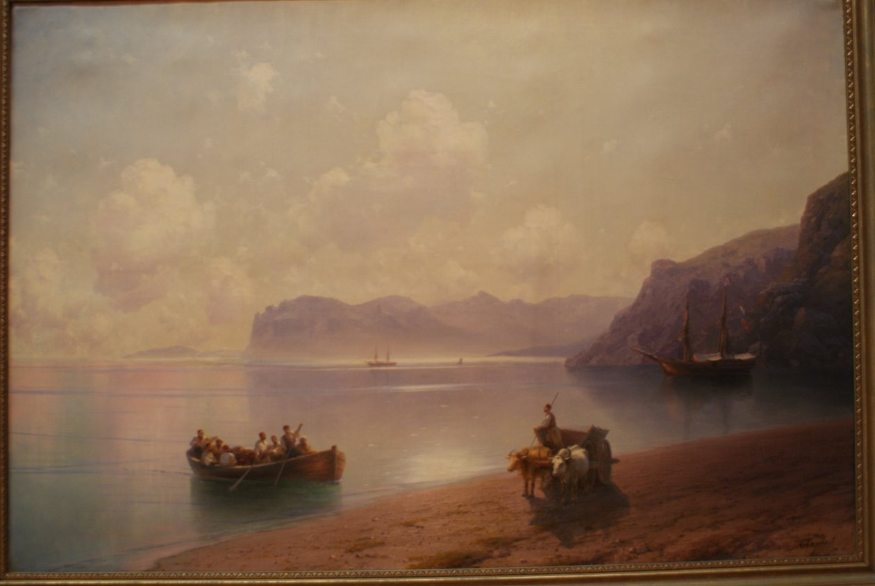 Раніца на моры, палатно, алей tekijältä Ivan Konstantinovich Aivazovsky