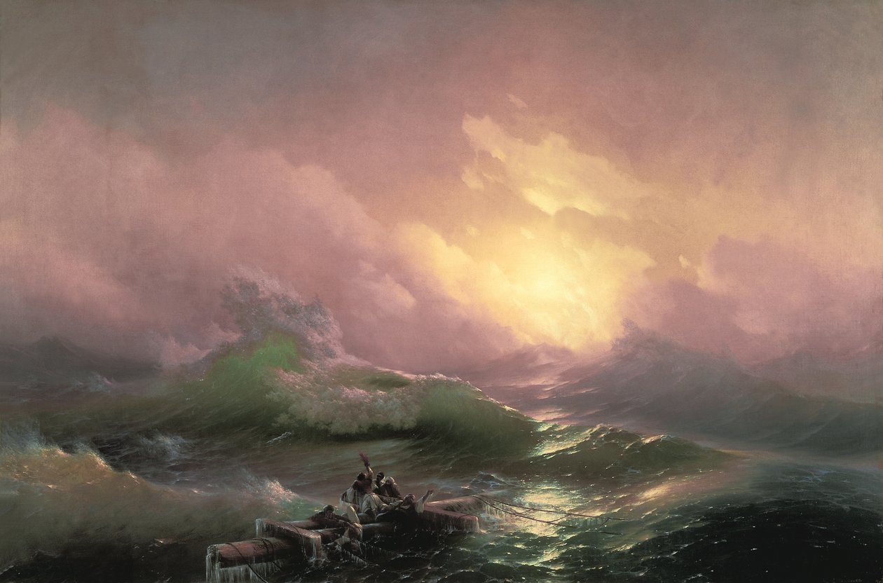 Yhdeksäs aalto tekijältä Ivan Konstantinovich Aivazovsky
