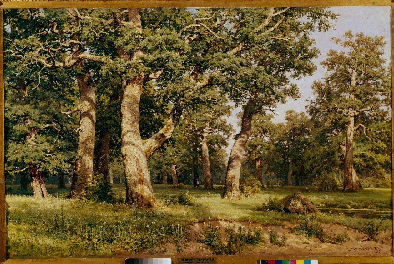Oak Grove, 1887 tekijältä Ivan Ivanovich Shishkin