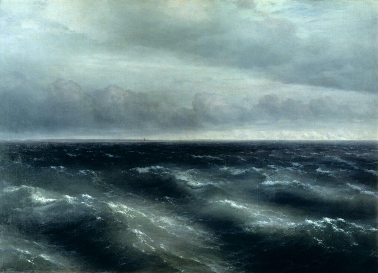 Mustameri, 1881 tekijältä Ivan Konstantinovich Aivazovsky