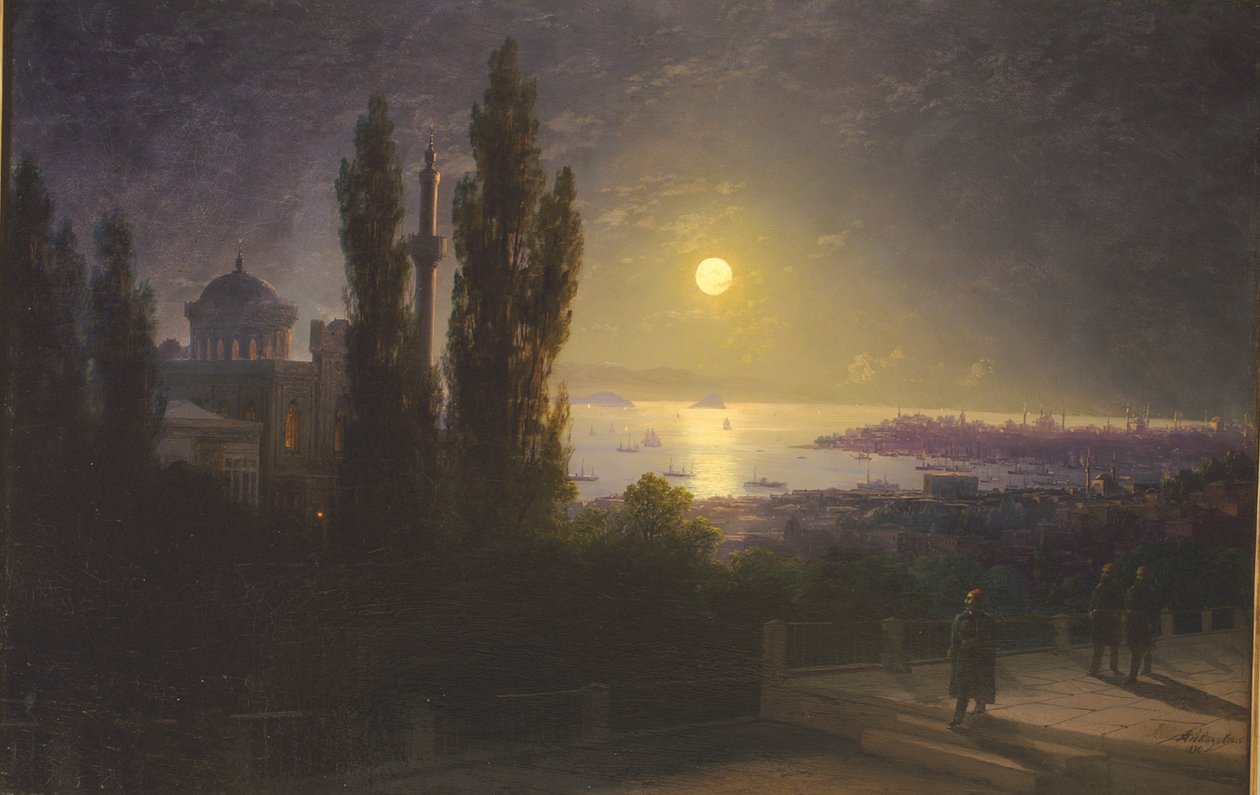 Viro: "Bosporinsalmi yöllä" tekijältä Ivan Aivazovsky