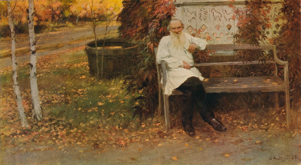 "Kreivi Leo N. Tolstoi", s. 1909, 1911 tekijältä Ivan Alekseyevich Vladimiroff