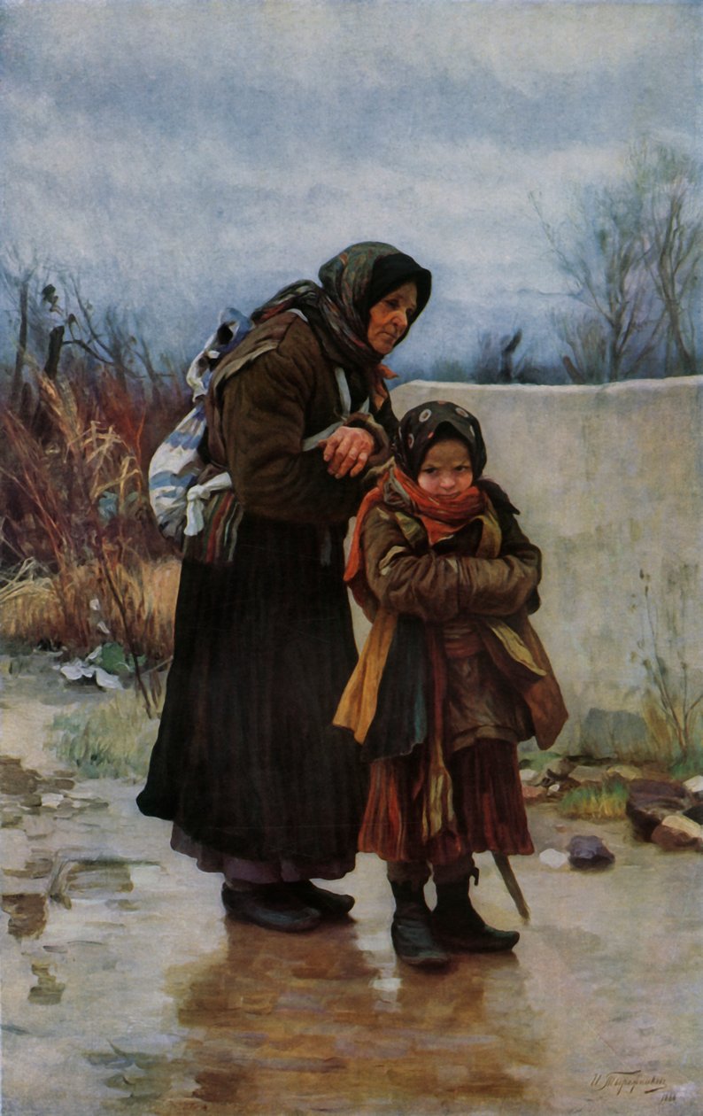 "Isoäiti ja lapsenlapsi", 1880-luku, 1965. tekijältä Ivan Ivanovic Tvoroznikov