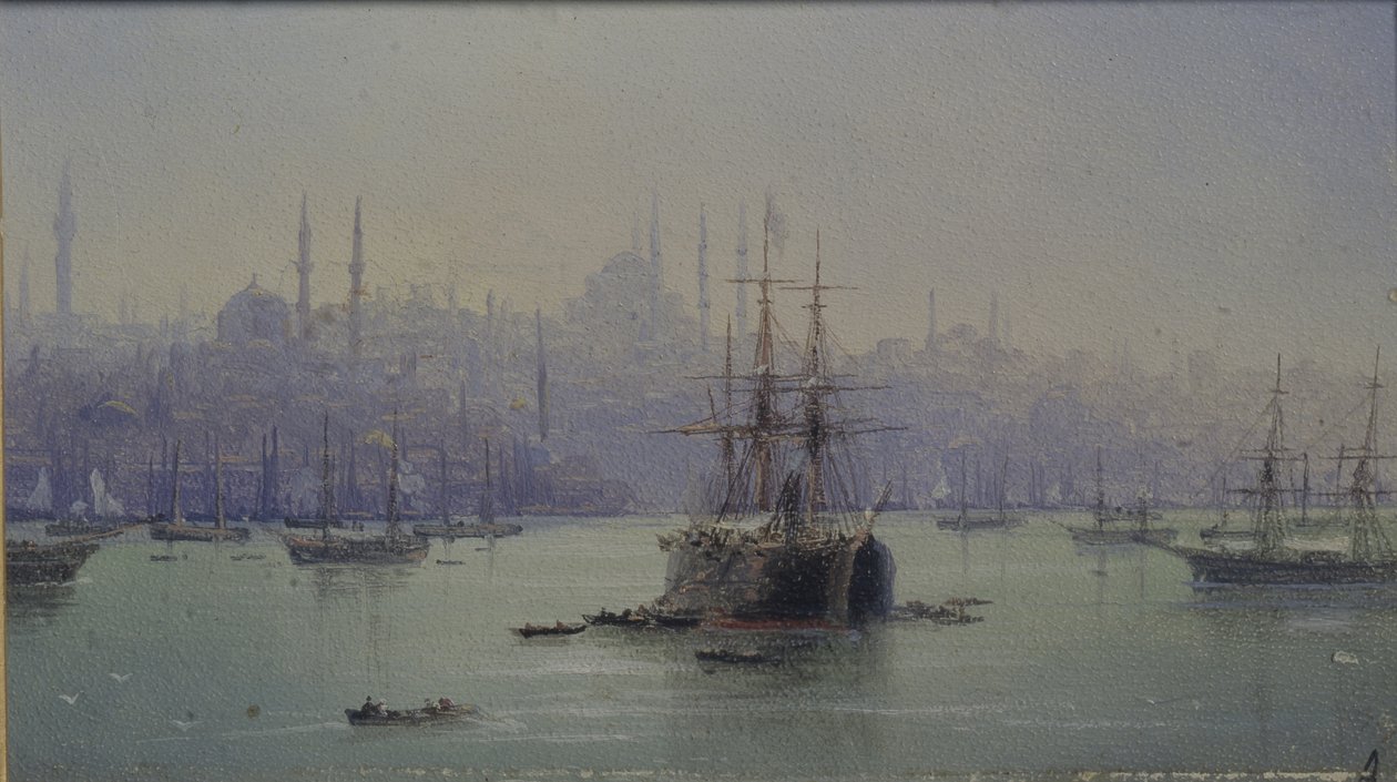 Kultainen sarvi, 1895 tekijältä Ivan Konstantinovich Aivazovsky