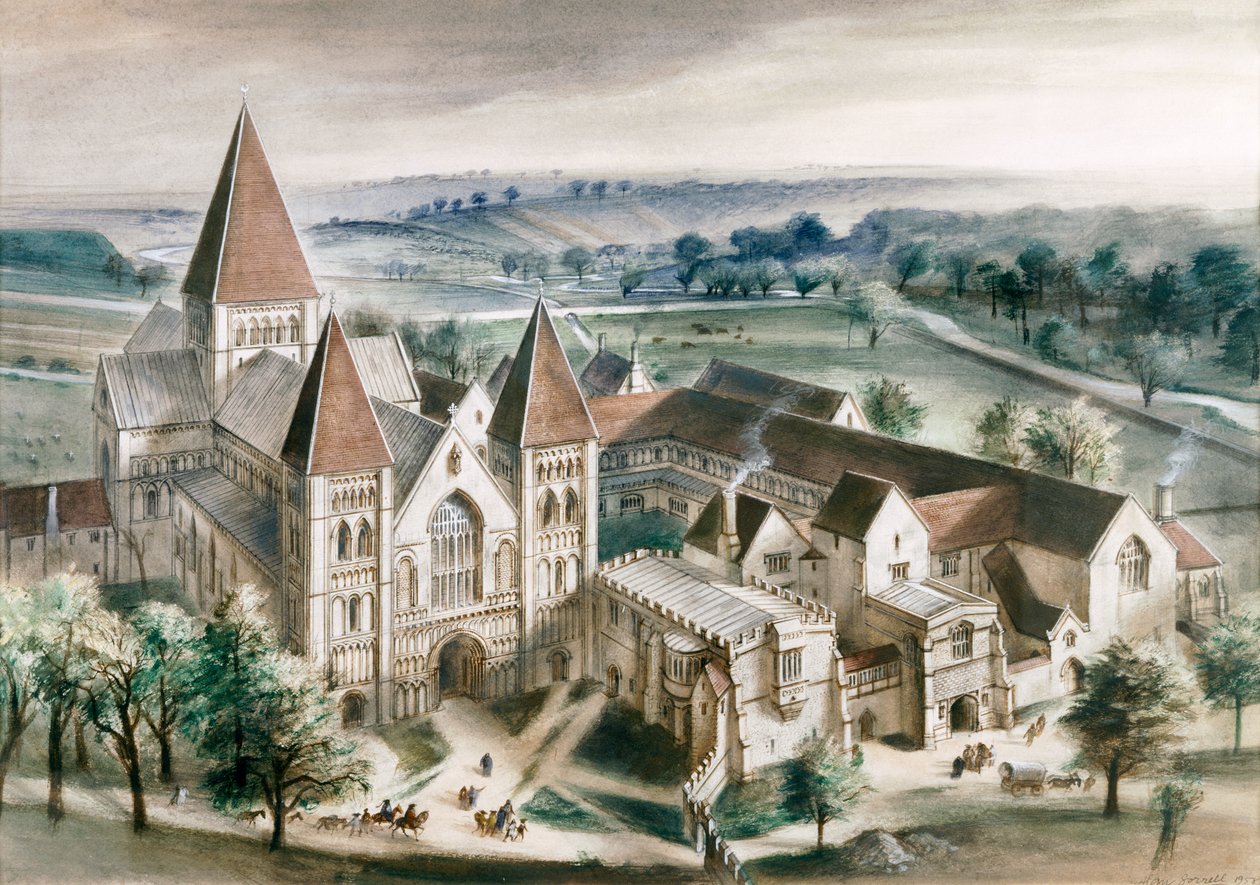 Castle Acre Priory, 1537, 1990-2010 tekijältä Ivan Lapper