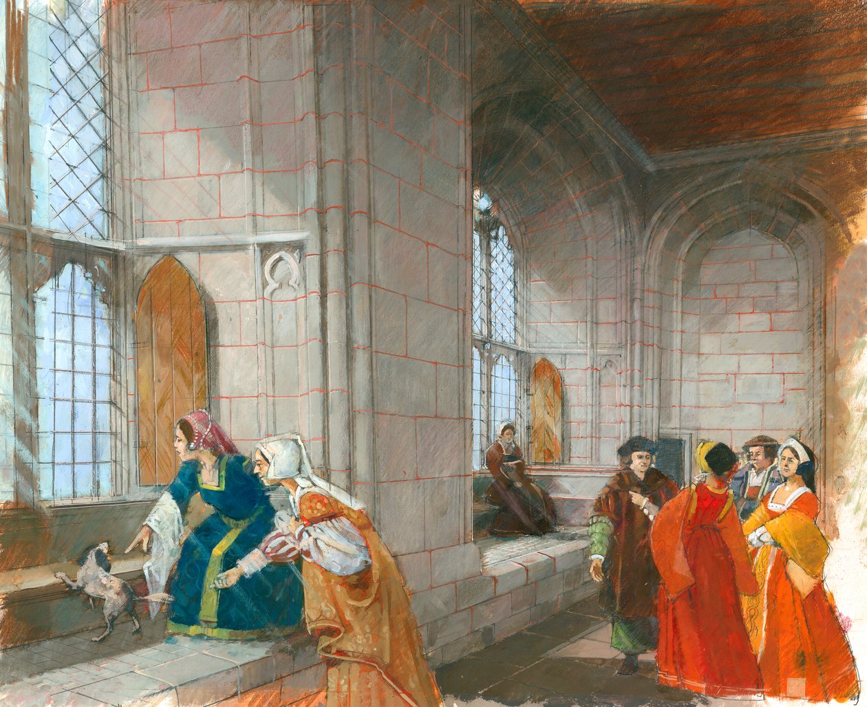 Kenilworth Castle, c1480-1600, c1990-2010 tekijältä Ivan Lapper