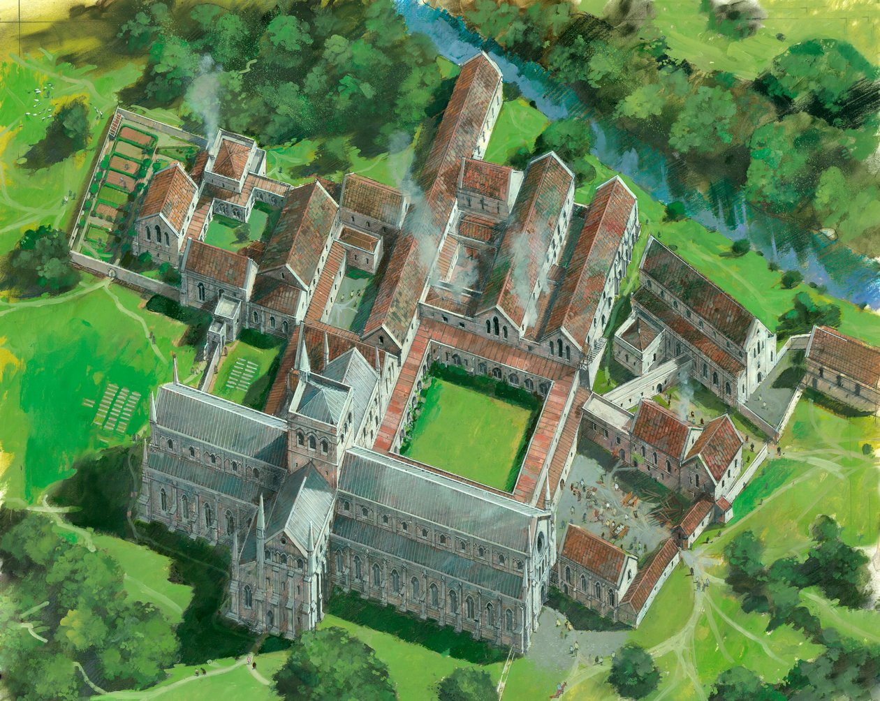 Waverley Abbey, Farnham, Surrey, c1990-c2005 tekijältä Ivan Lapper