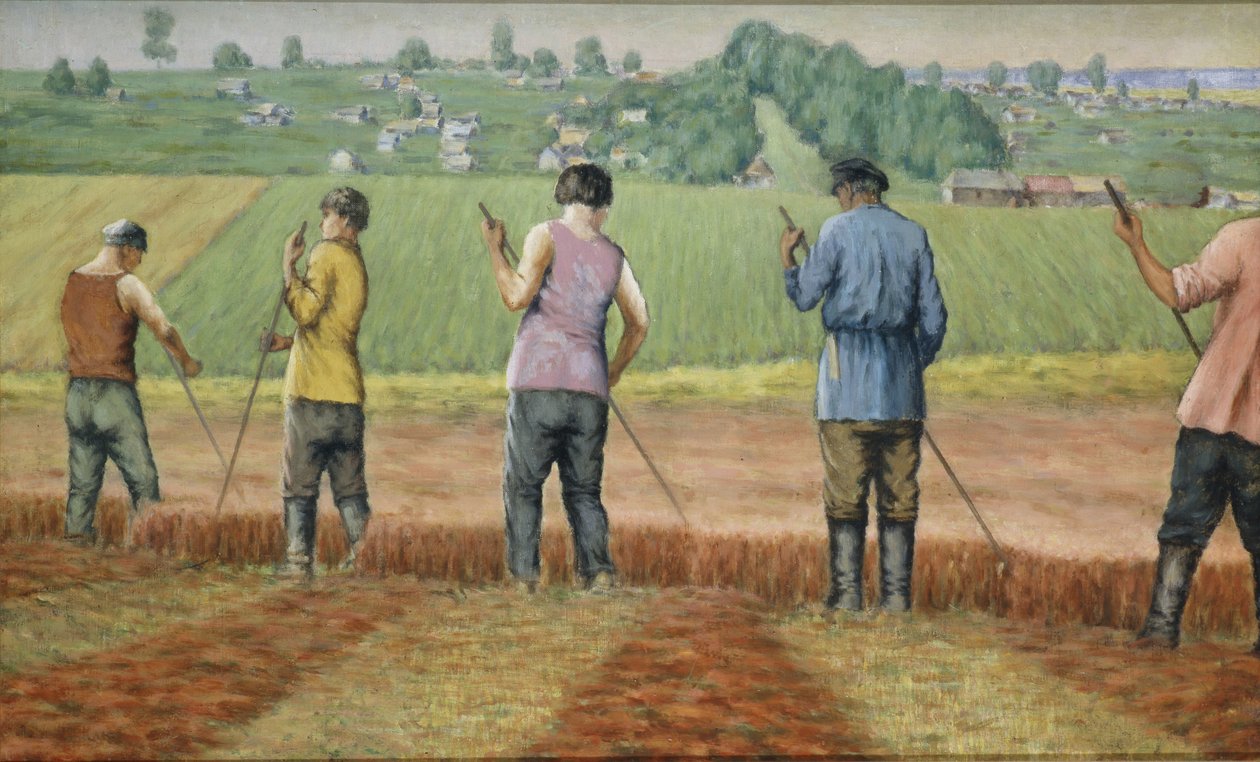 Reapers, 1930-luku tekijältä Ivan Vassilyevich Klyun
