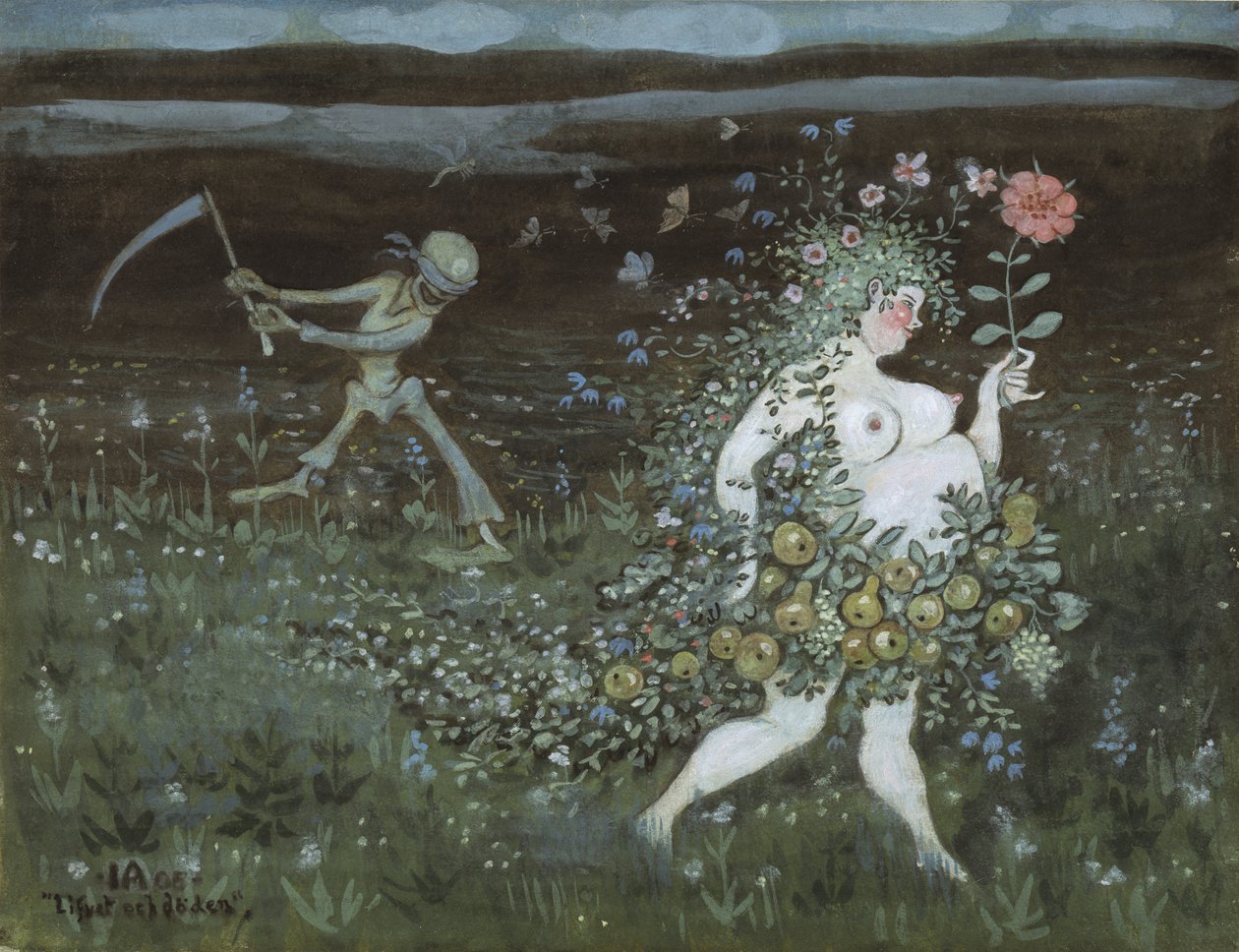 Elämä ja kuolema, 1905 tekijältä Ivar Axel Henrick Arosenius