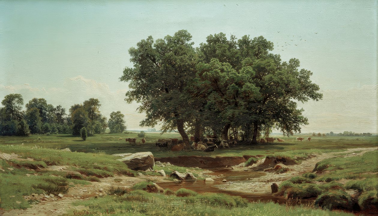 Junge Eichen tekijältä Ivan Ivanovich Shishkin