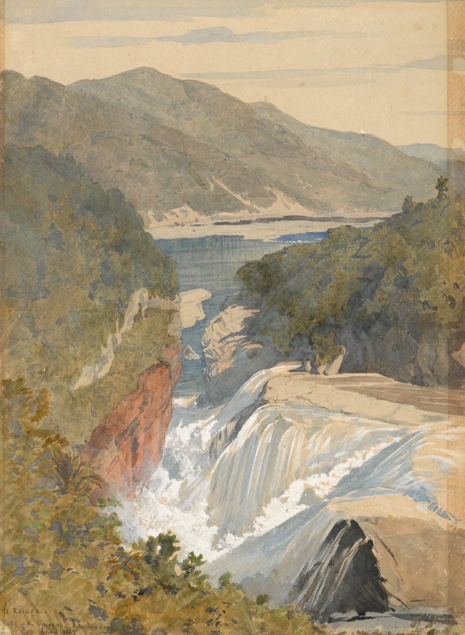 Te Reinga, Wairoan putoukset. Hawkes Bay tekijältä J. C. Richmond