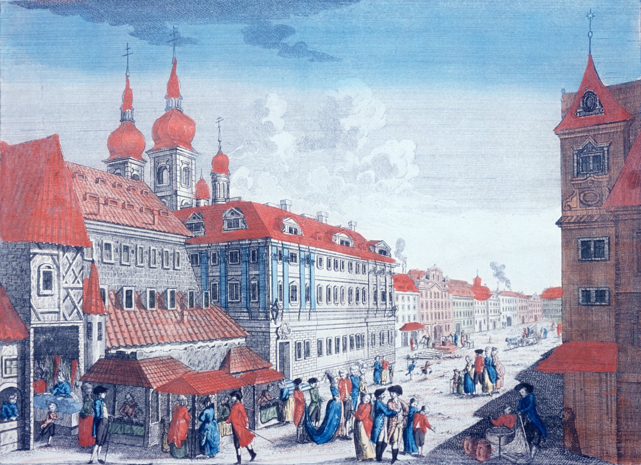 Teatterit Kotce-kadulla, noin 1800-luku tekijältä J. Carmine