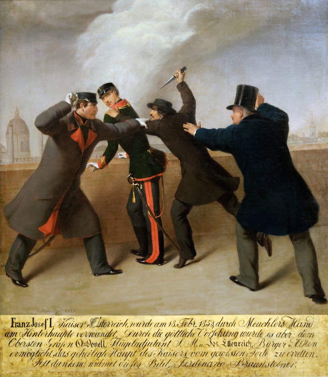 Attentat auf Kaiser Franz Joseph tekijältä J. J. Reiner