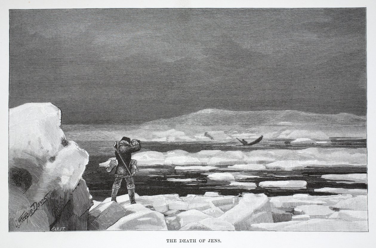 Jensin kuolema, pub. Lontoo 1886 tekijältä J. Steeple Davis