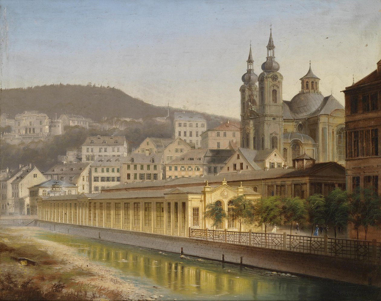 Blick auf Karlsbad tekijältä J. Wilhelm Jankowsky