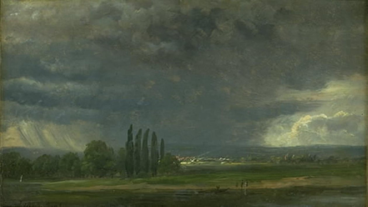 Elben laakso lähellä Dresdeniä tekijältä Johan Christian Dahl