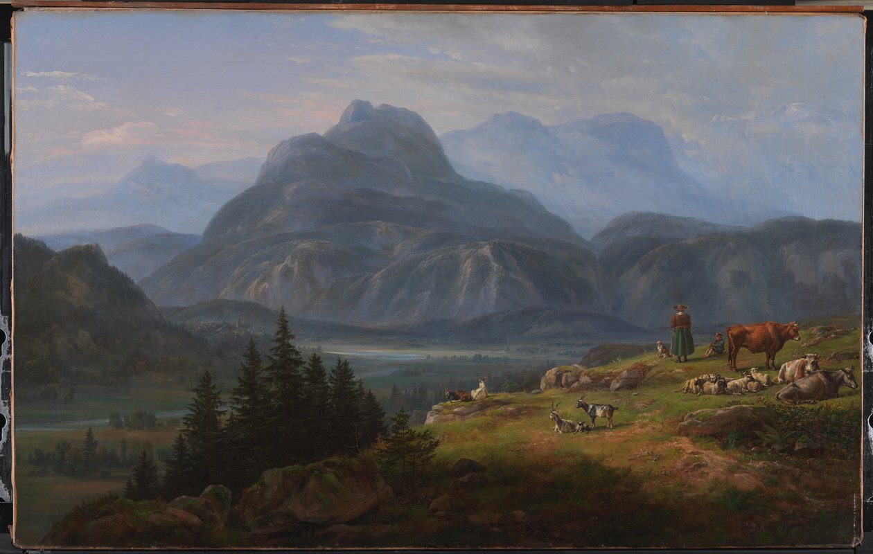 Etsch-laakso lähellä Roveredoa tekijältä Johan Christian Dahl