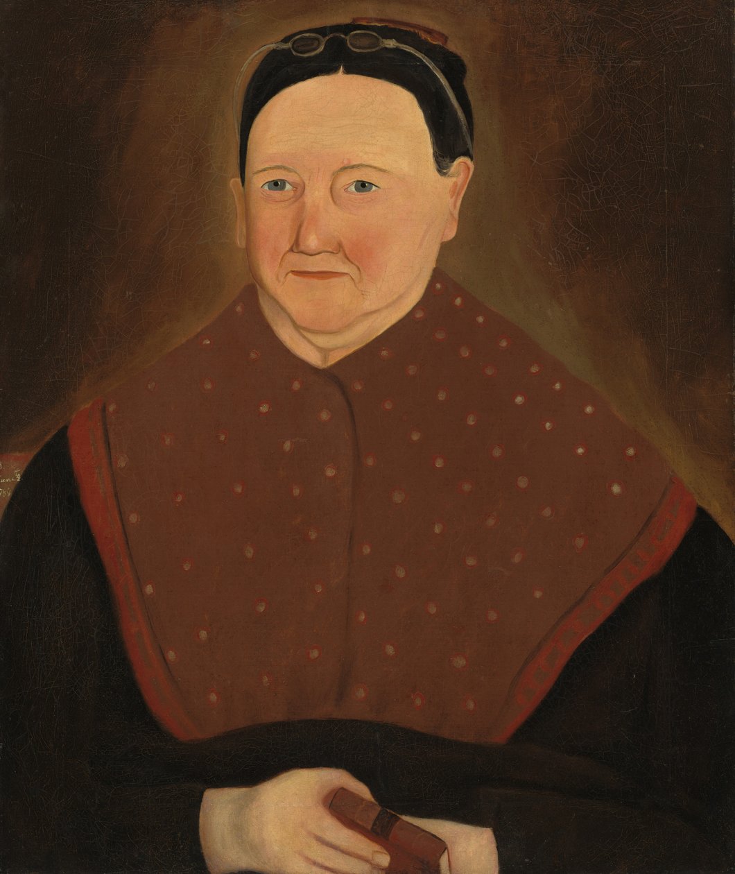 Vanhan naisen muotokuva, 1848. tekijältä J.C. Robinson