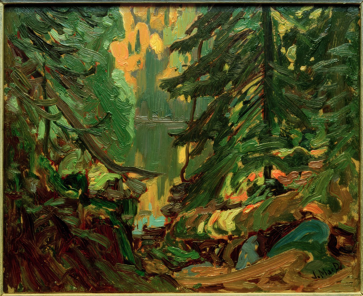 Lähellä Montreal-järveä, Algoma tekijältä J.E.H. MacDonald