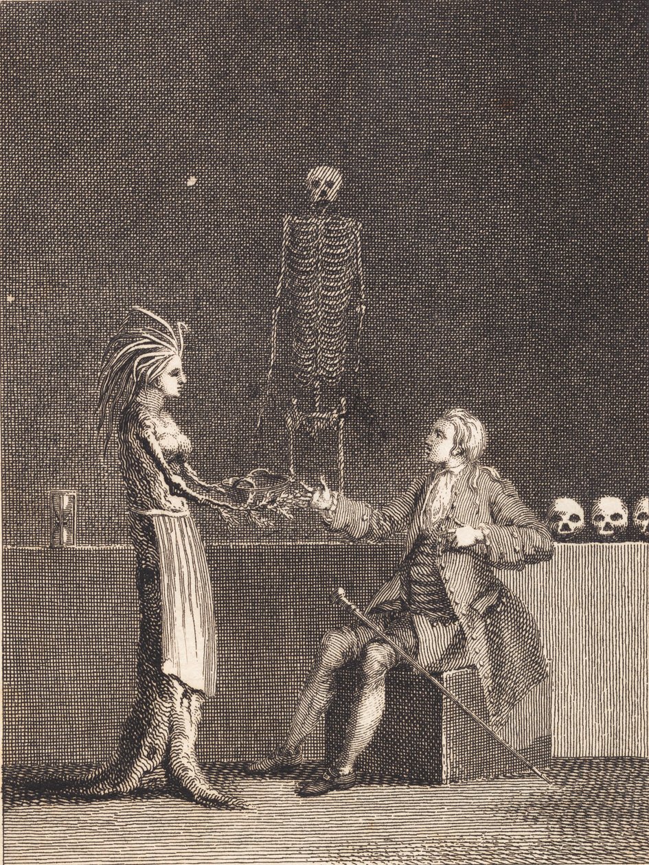 Niels Klim anatomian kammiossa tekijältä J.F. Clemens