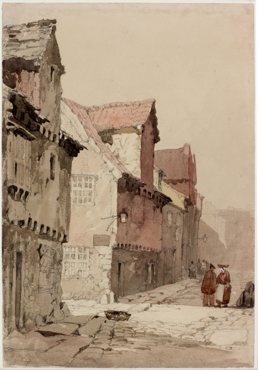 Pandonissa, 1841 (kynä ja wc paperilla) tekijältä J.I. Brown
