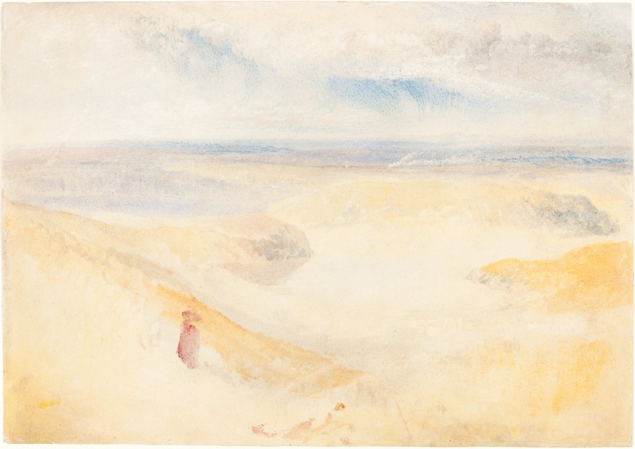 Yorkshire-joki, n. 1827. tekijältä Joseph Mallord William Turner