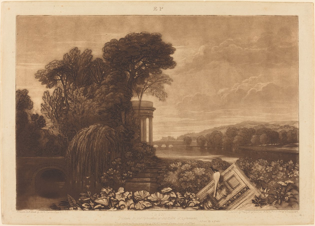 Isis, julkaistu 1819. tekijältä Joseph Mallord William Turner
