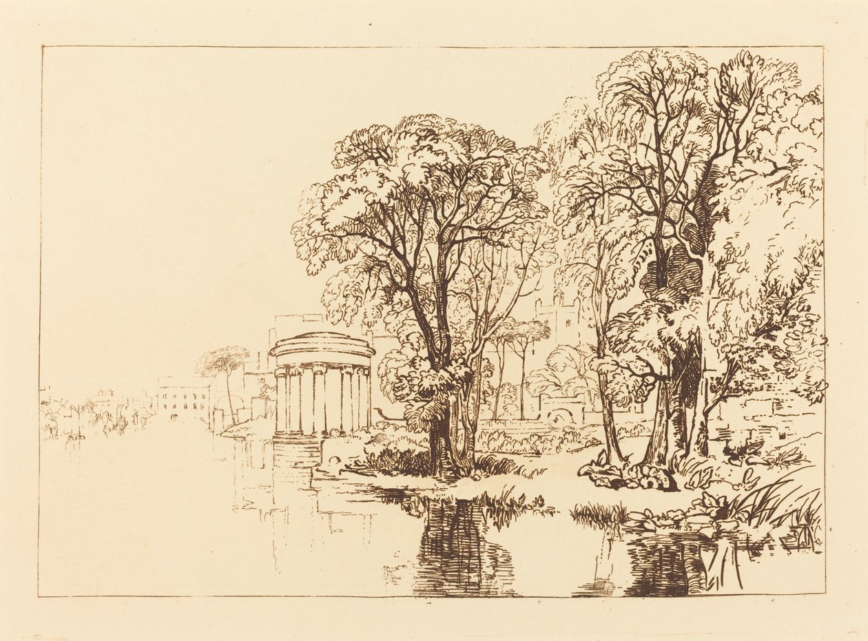 Isleworth, julkaistu 1819. tekijältä Joseph Mallord William Turner