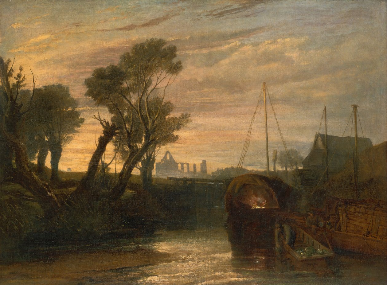 Newark Abbey, vuosina 1806-1807. tekijältä Joseph Mallord William Turner