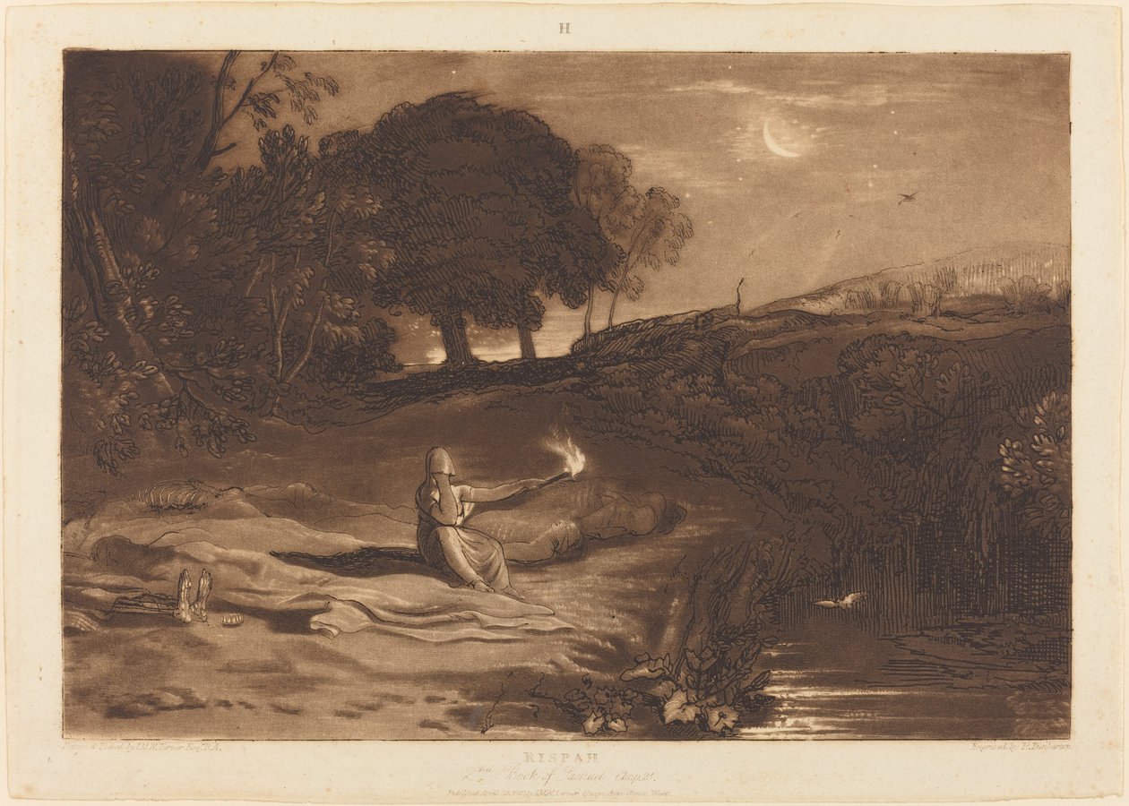 Rispah, julkaistu 1812. tekijältä Joseph Mallord William Turner