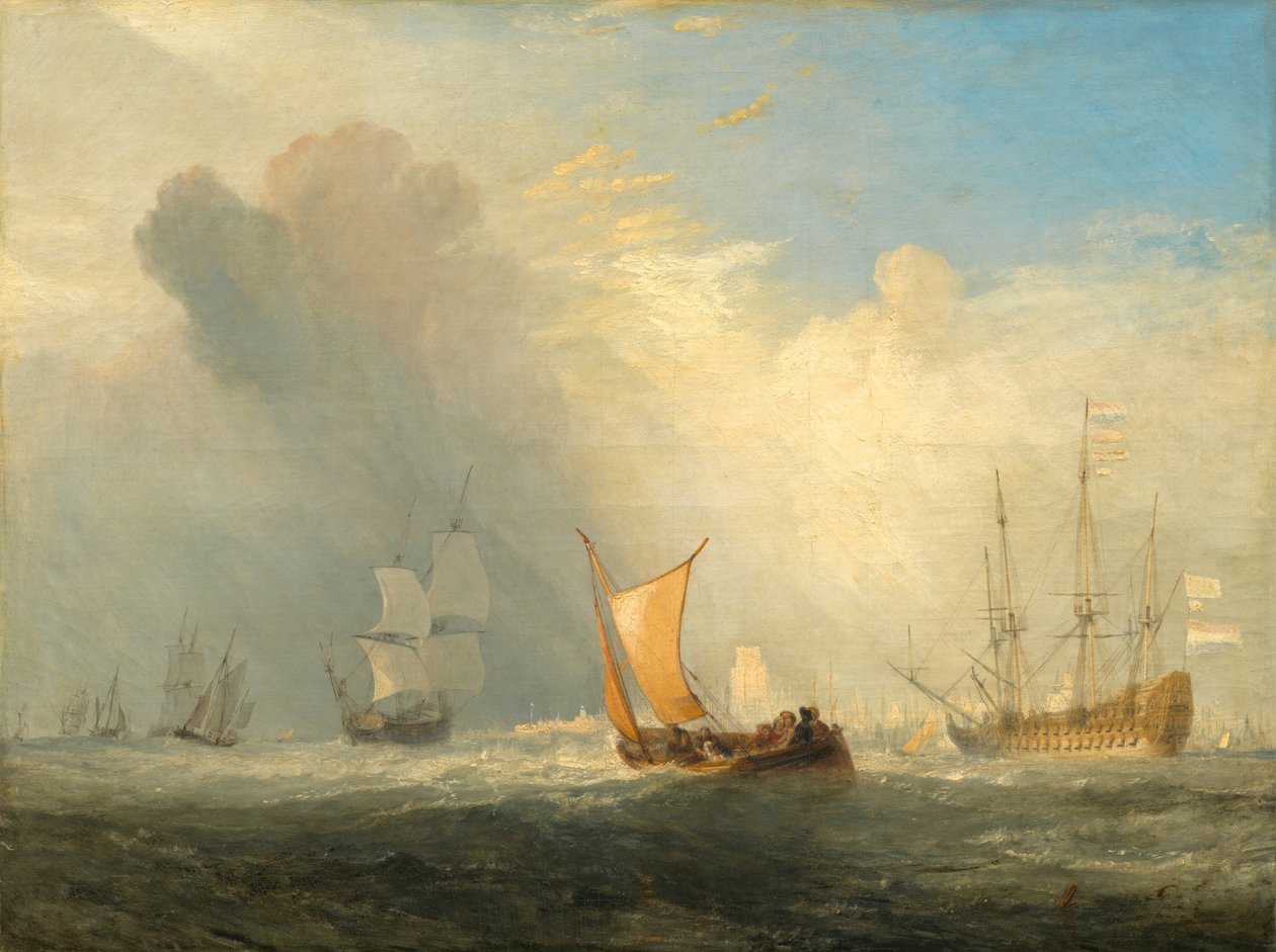 Rotterdamin lautta, 1833. tekijältä Joseph Mallord William Turner