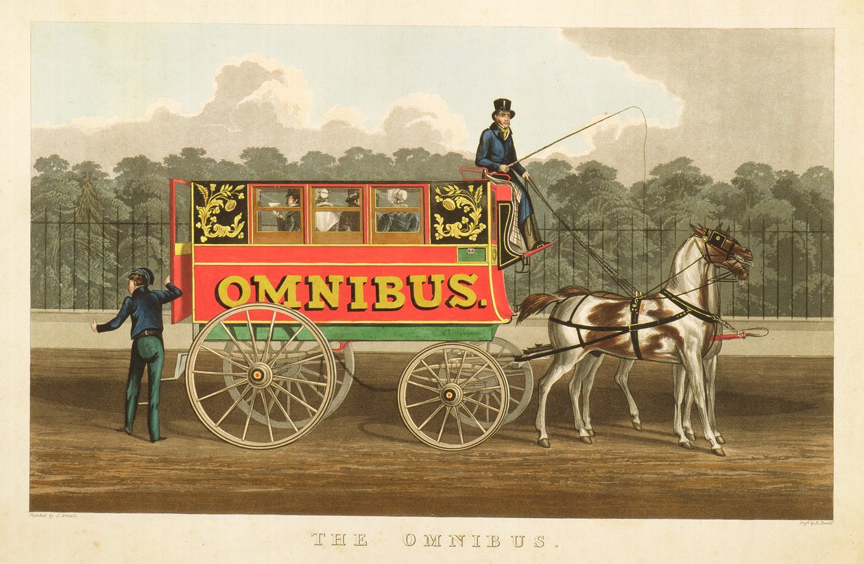 Omnibus, kaiverrus Robert Havell, 1833 tekijältä J. Arnull
