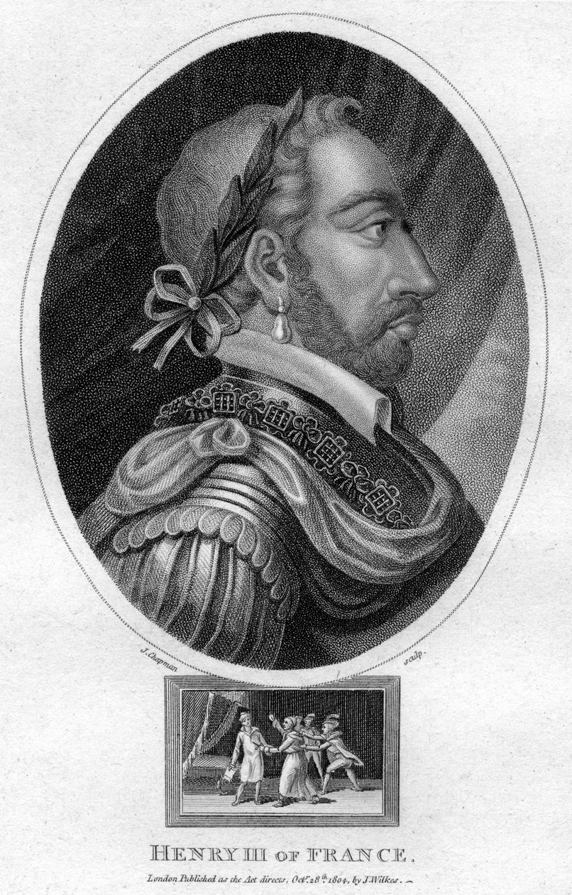 Henrik III, Ranskan kuningas, 1804. tekijältä J. Chapman
