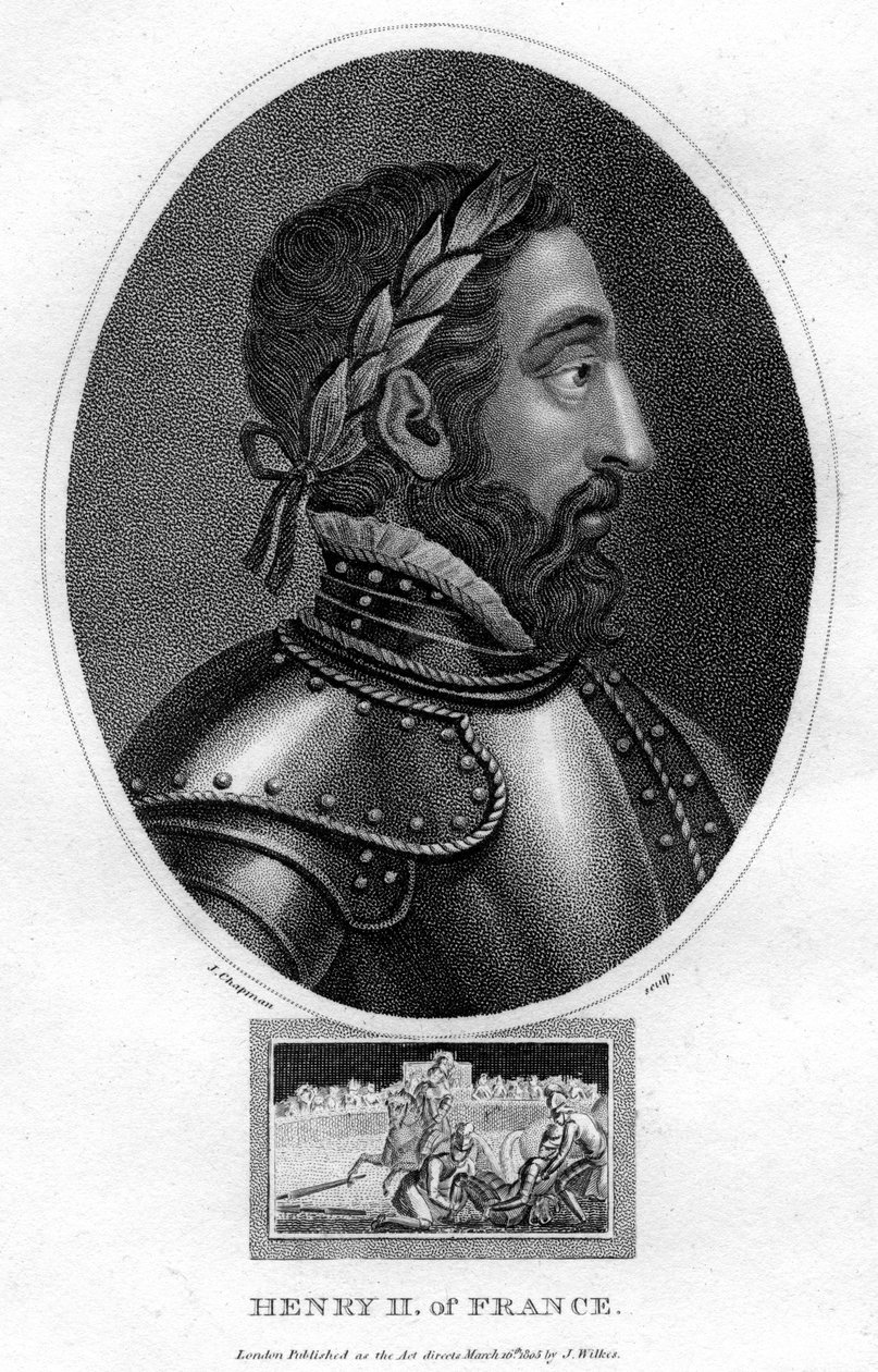 Henrik II, Ranskan kuningas, 1805. tekijältä J. Chapman