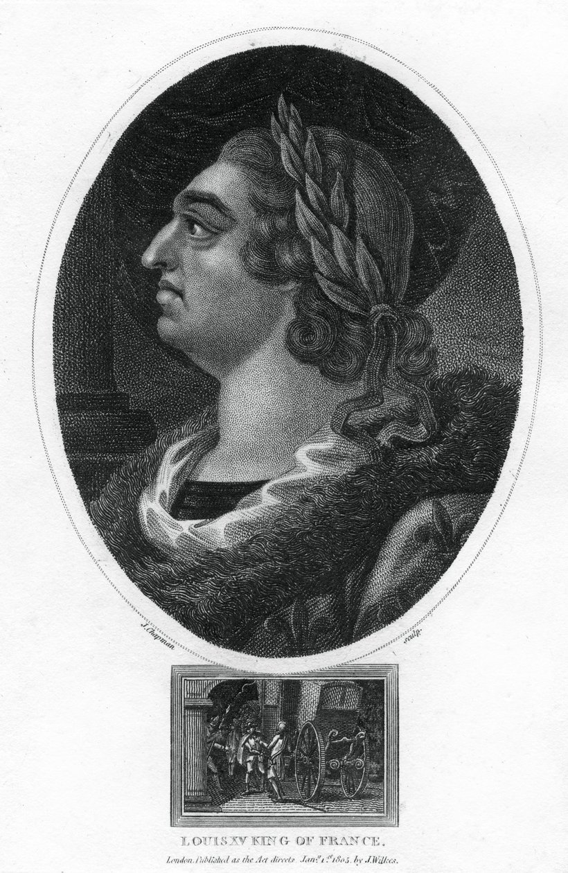 Ludvig XV, Ranskan kuningas, 1805. tekijältä J. Chapman