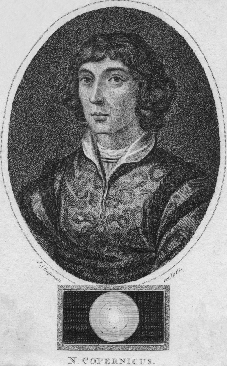N. Kopernikus, 1700-luvun loppu 1800-luvun alku. tekijältä J. Chapman