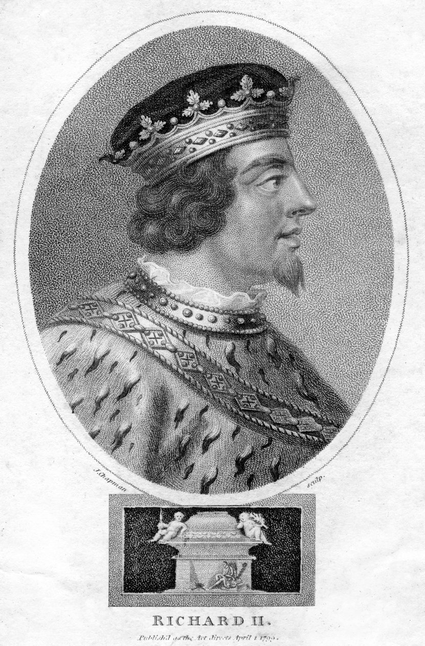 Richard II, Englannin kuningas, 1799. tekijältä J. Chapman