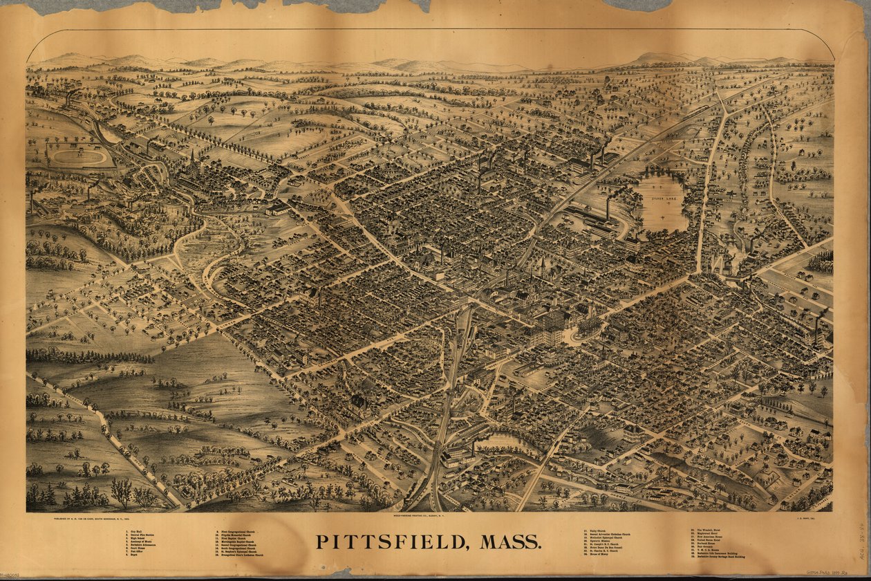 Pittsfield, Mass. tekijältä J. E.; Fausel Rapp